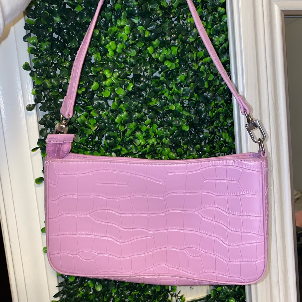 Purple shoulder bag
